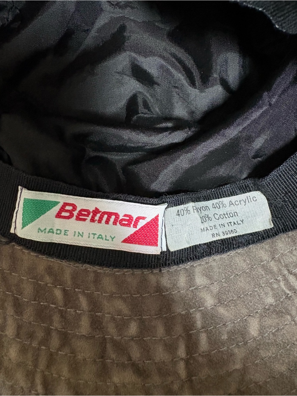 Vintage Bernard Women's Wide-Brim Bucket Hat Made in Italy - Picture 4 of 5